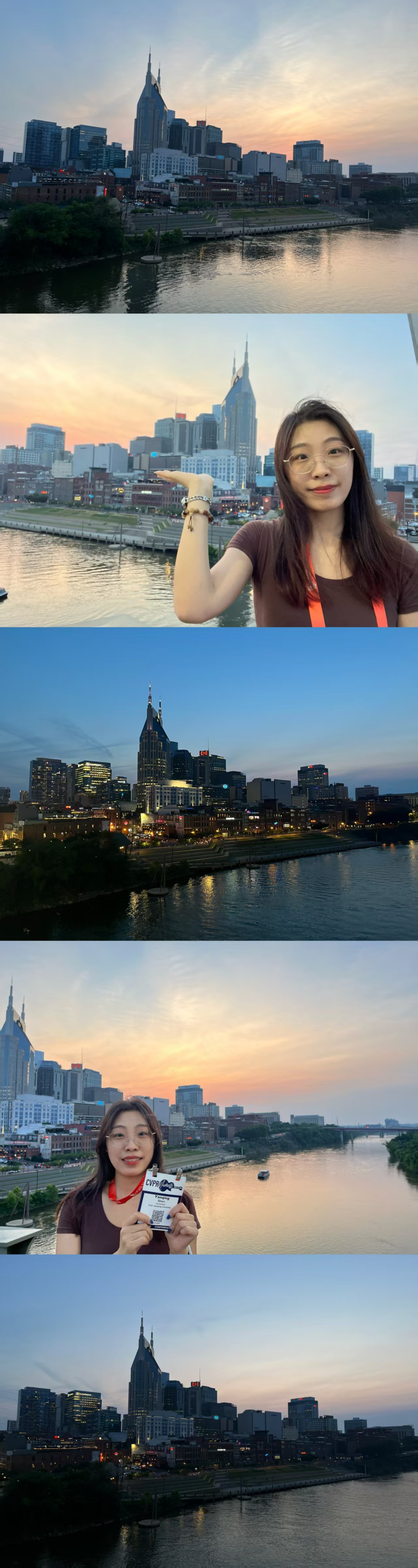 Nashville skyline during CVPR 2025